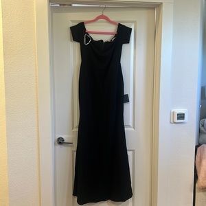 Black formal dress, never worn. Lulus